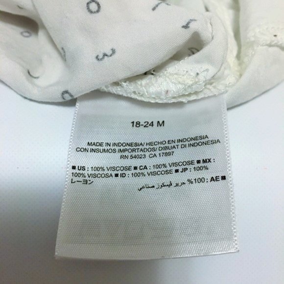 Old Navy numbers blouse - Picture 5 of 6